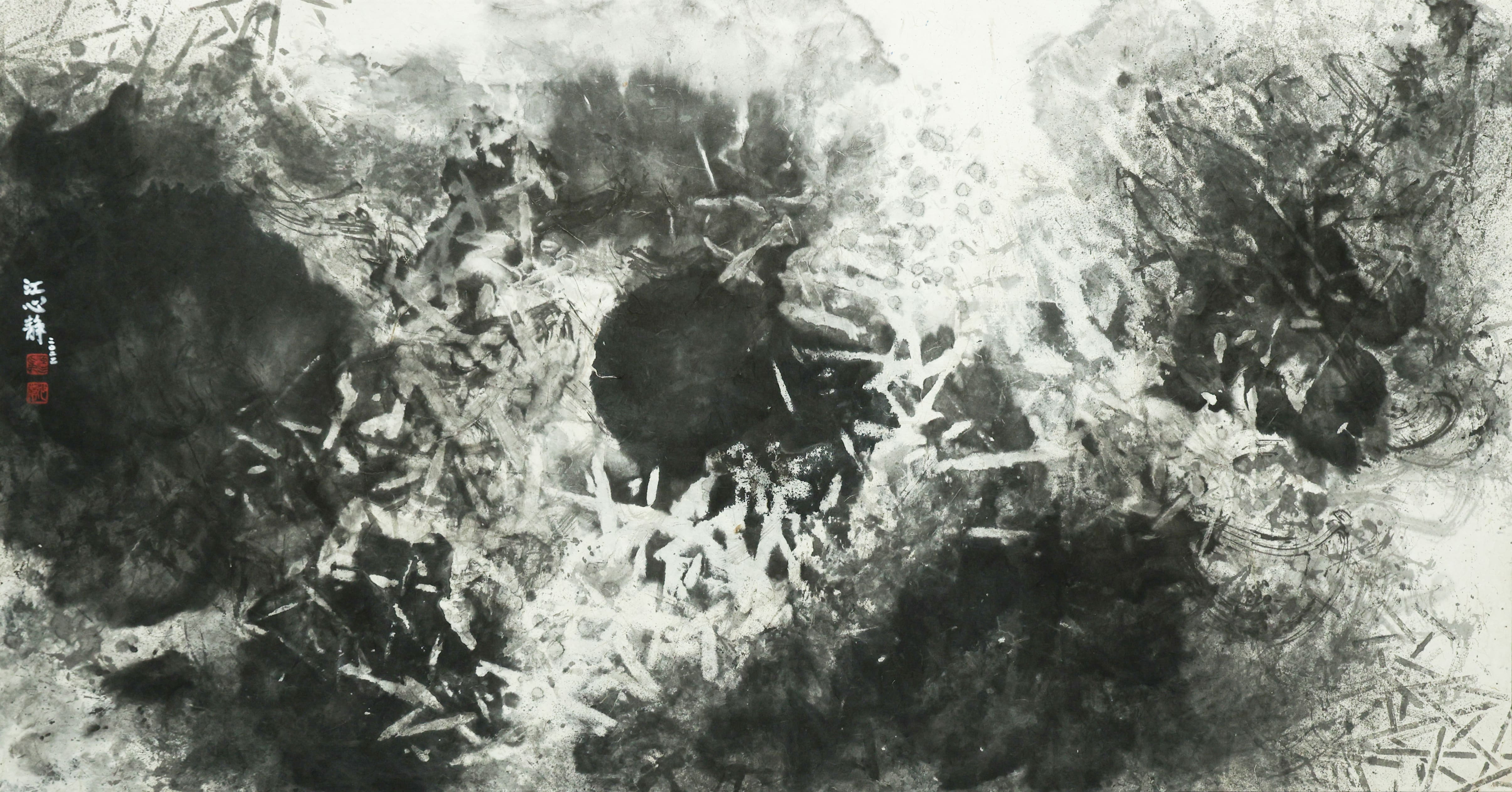 14-0W0A1234-江心靜-思網系列-月色空明-79x143cm-入選