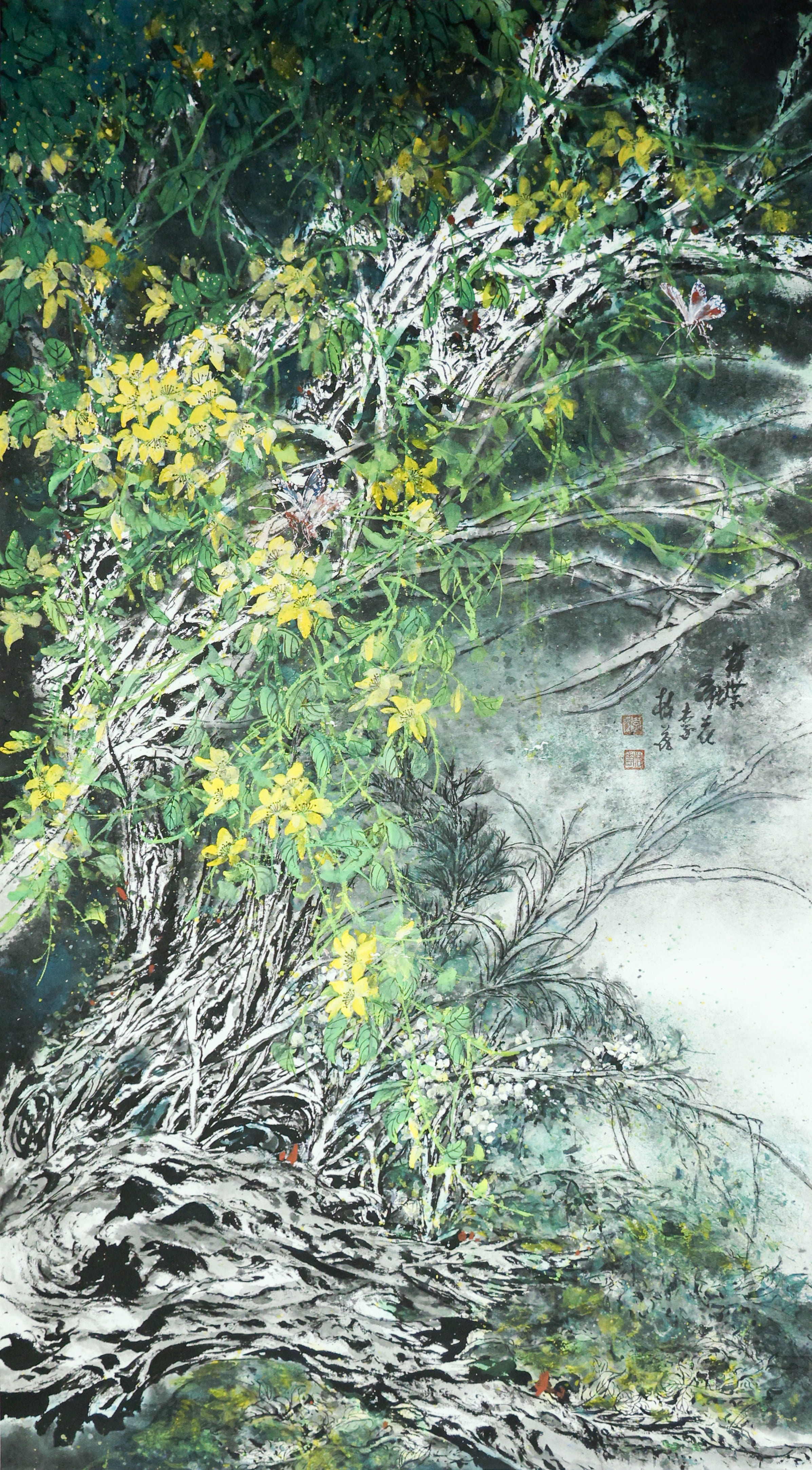 10-0W0A1370-李枝花-舞蝶尋花-140x76cm-入選
