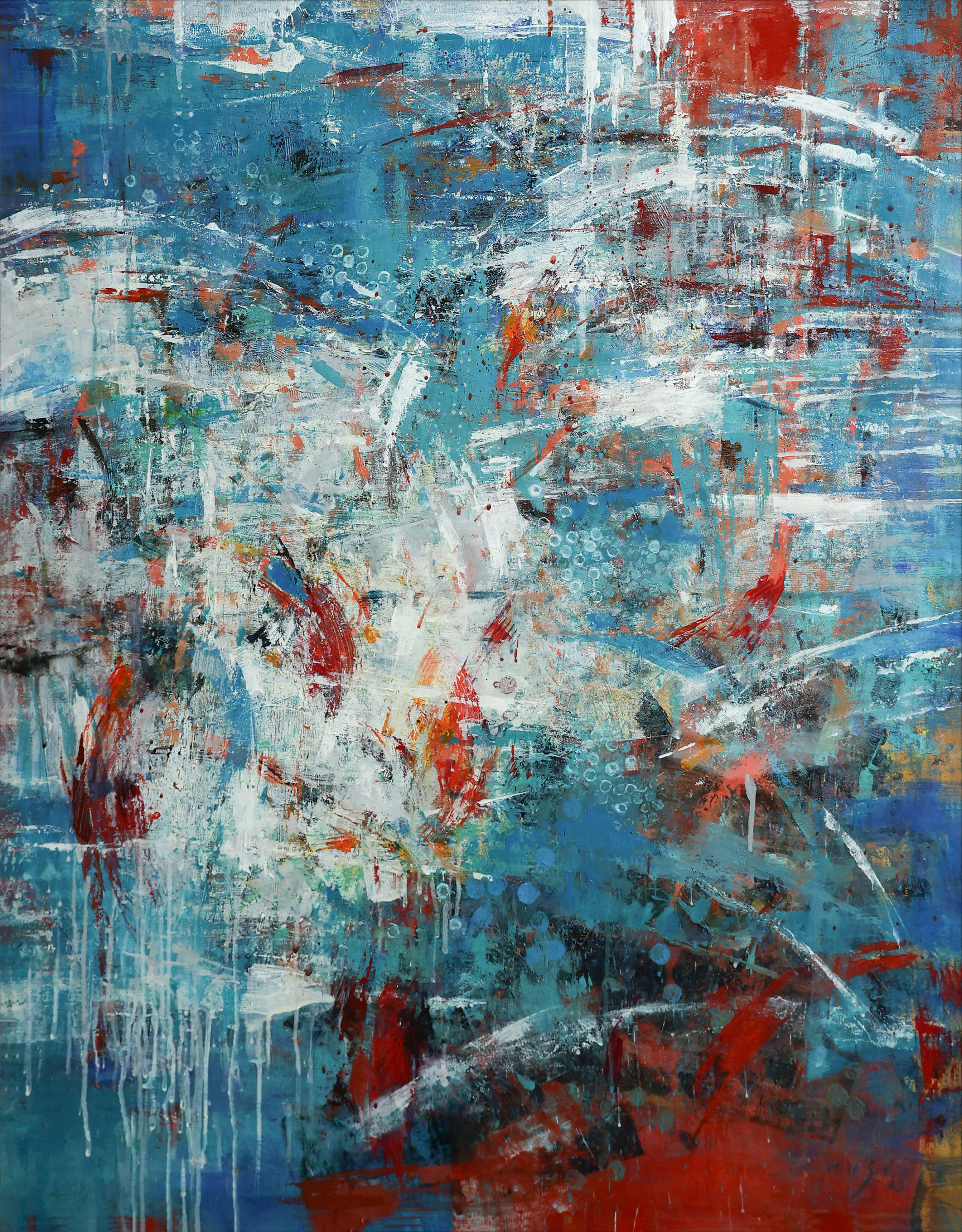 45-0W0A0979-孫鎂華-洄(水波蕩漾映紅鯉)-116.5x91cm-入選