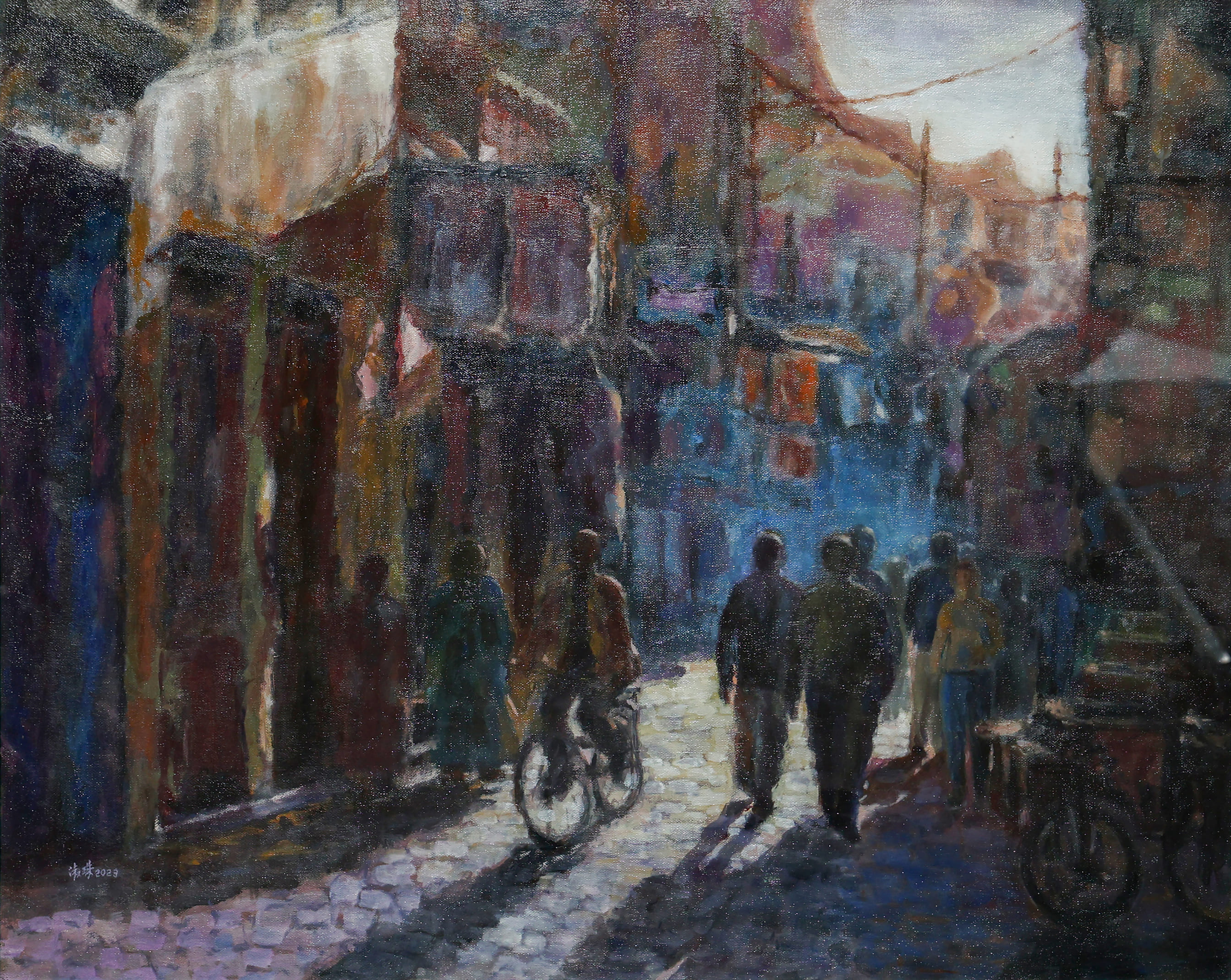 29-0W0A1012-施淑珠-小鎮曙光-91x72.5cm-入選