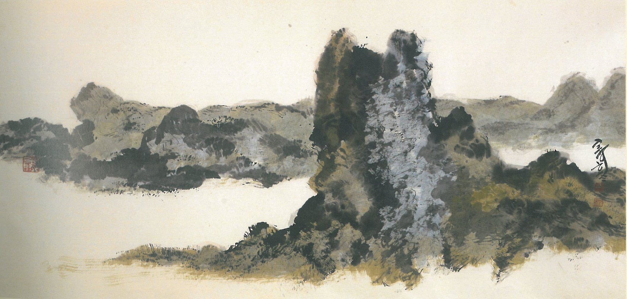 Image-山之最〔宣．水墨彩〕75x150cm-013-A15