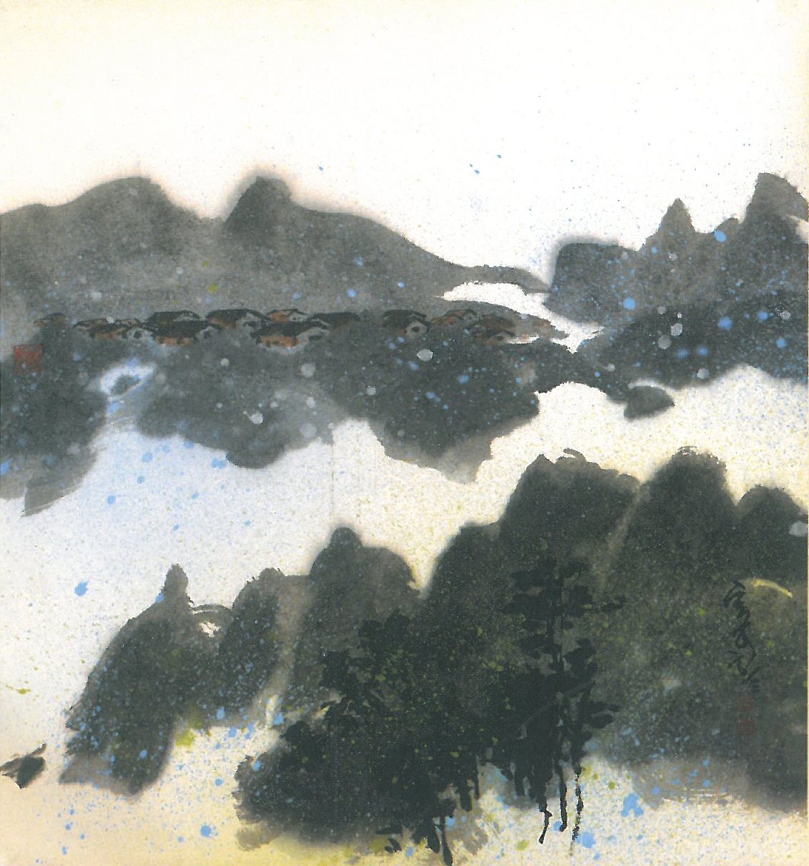 Image-山之最〔宣．水墨彩〕75x150cm-013-A20