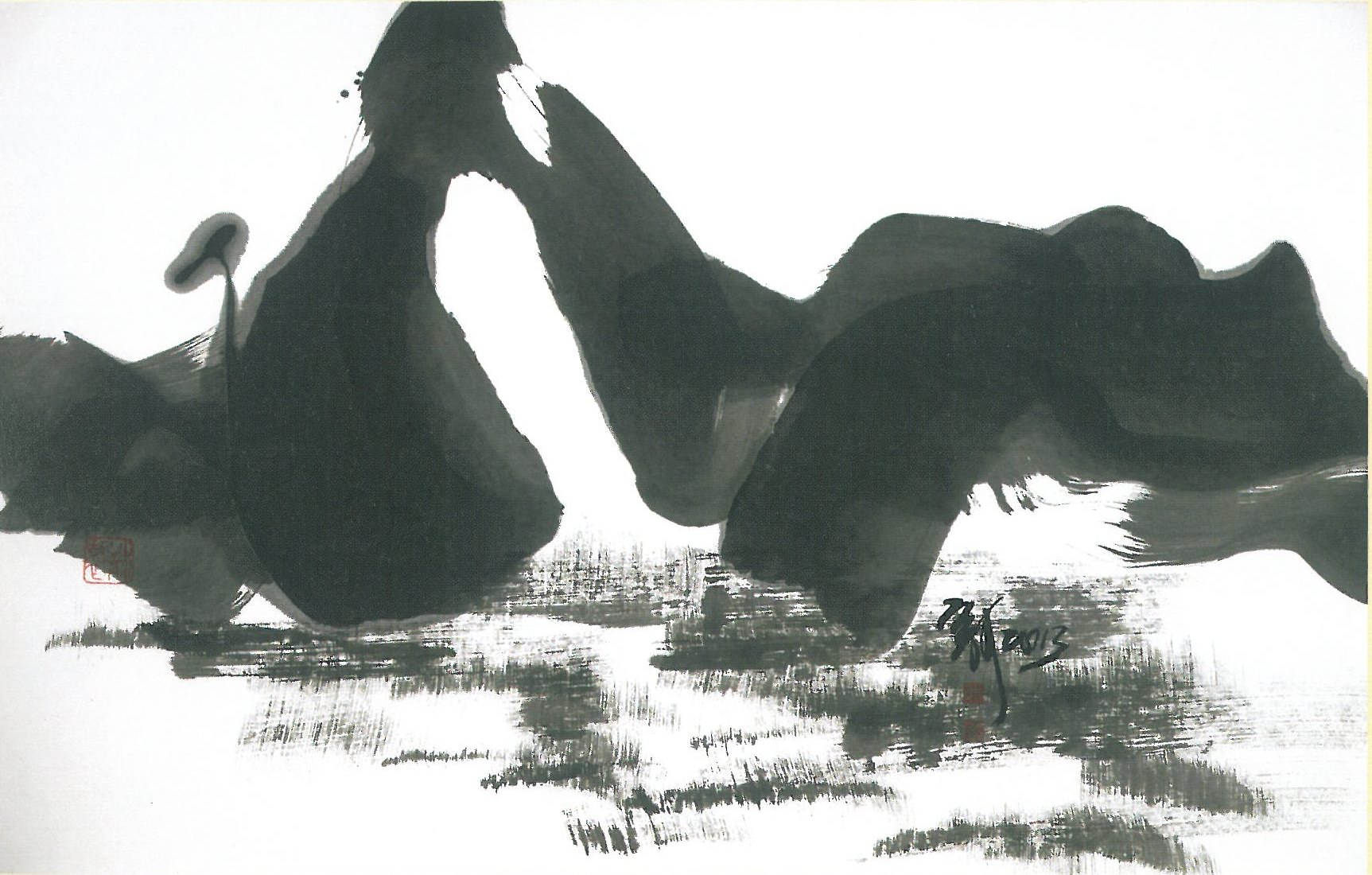 Image-山之最〔宣．水墨彩〕75x150cm-013-A19