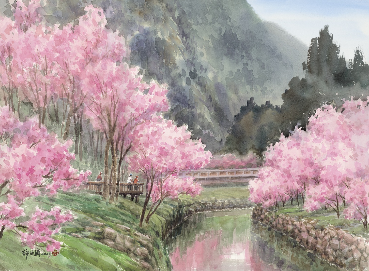 Image-杉林溪櫻花季