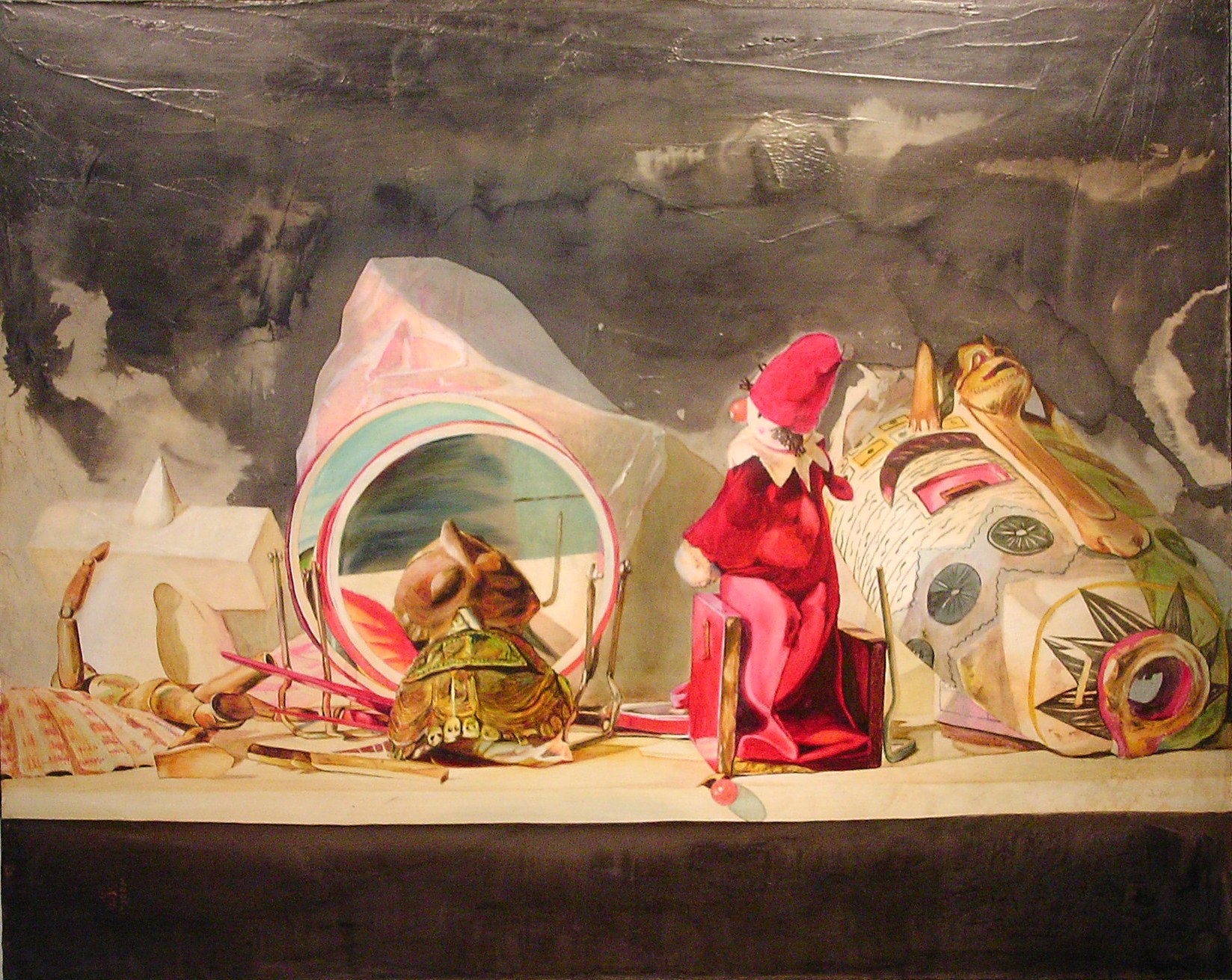Image-洪日告倫,《望》,2007,畫布,72.5x91cm