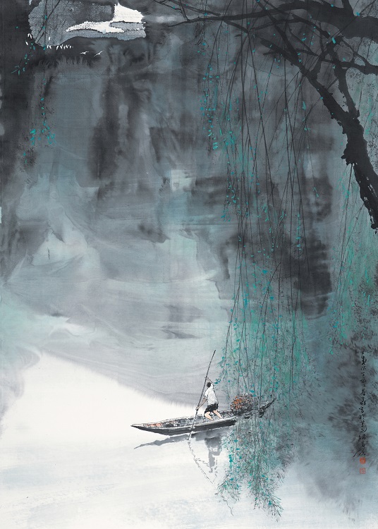 Image-林富源_寄語江邊楊柳樹107x76cm2017-1