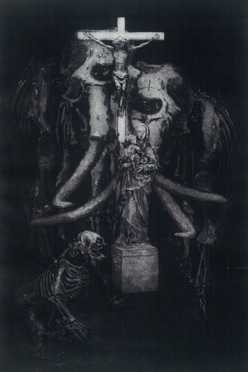 Image-林瑞鴻作品-精神的躍昇版畫(紙凹版) 98x68cm 2001