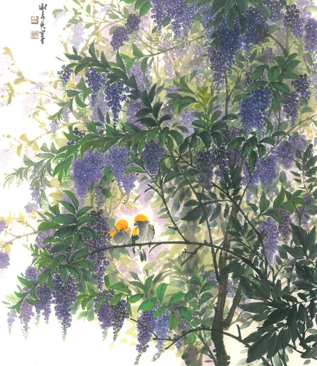 Image-謝秀英作品-蕾絲金露  寫意