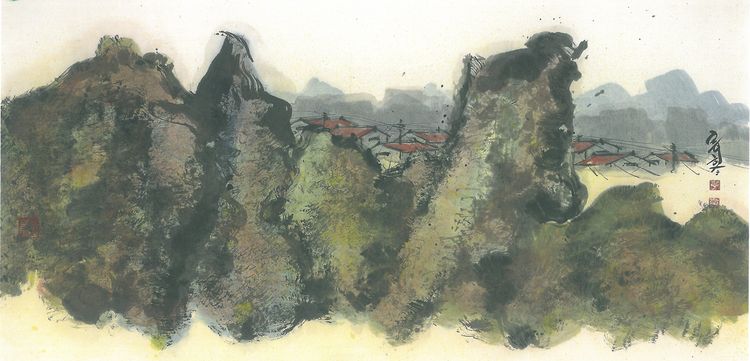 Image-寧可 水墨、多媒材 2014-54