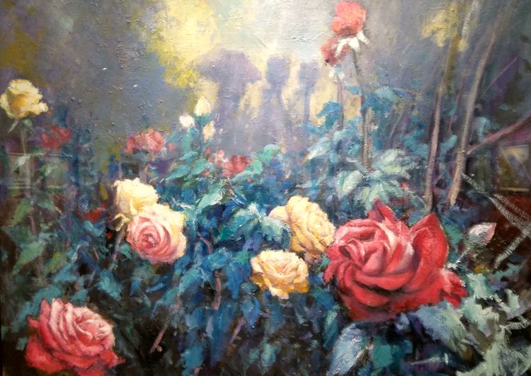 Image-塗樹根 油畫作品-2